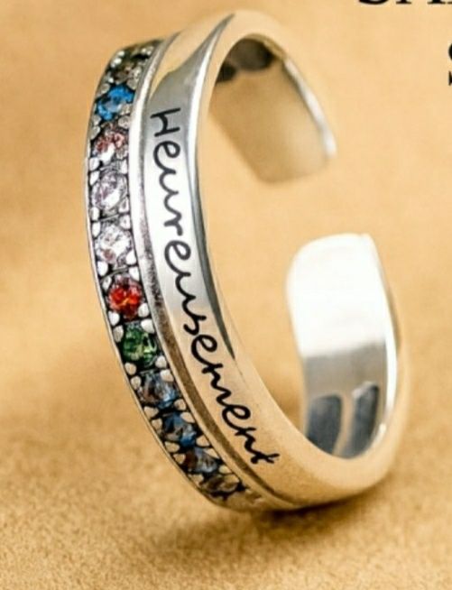 Кольцо разьемное серебряное