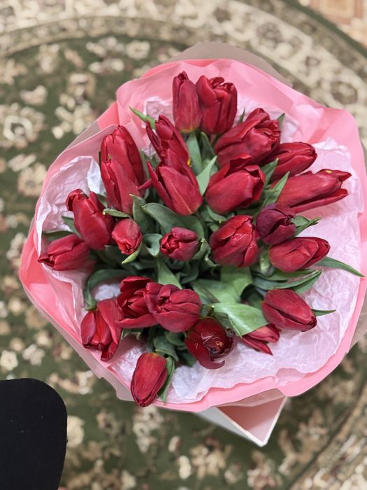 Тюльпаны атырау букет