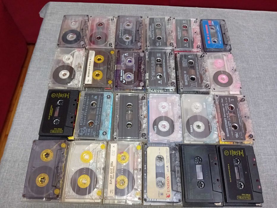 Аудио касети с БГ рок музика