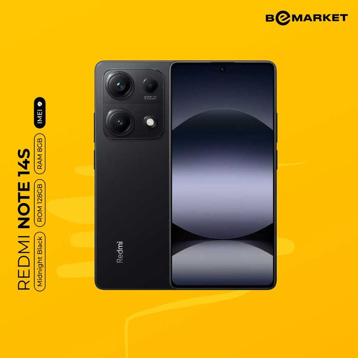 Redmi Note 14S 8/128 GB Midnight Black