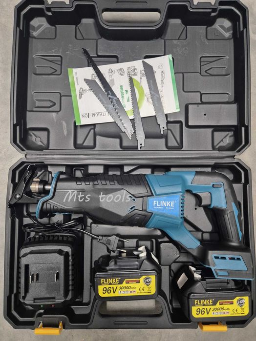 Fierastrau sabie cu 2 acumulatori, 96v 30000mAh