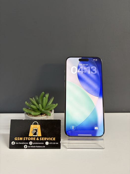 Iphone 15 Pro Max 256Gb Natural Titanium 2 Ani Garantie Gsm Store&Service