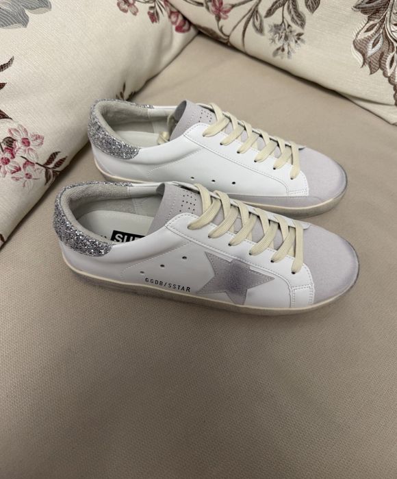 ULTIMELE PERECHI!! Adidasi / Sneakers Golden Goose Superstar Alb  Marime 39 Unisex