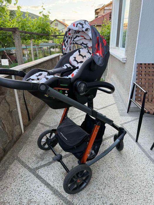 Комбинирана бебешка количка с лисица 3в1 Cosatto