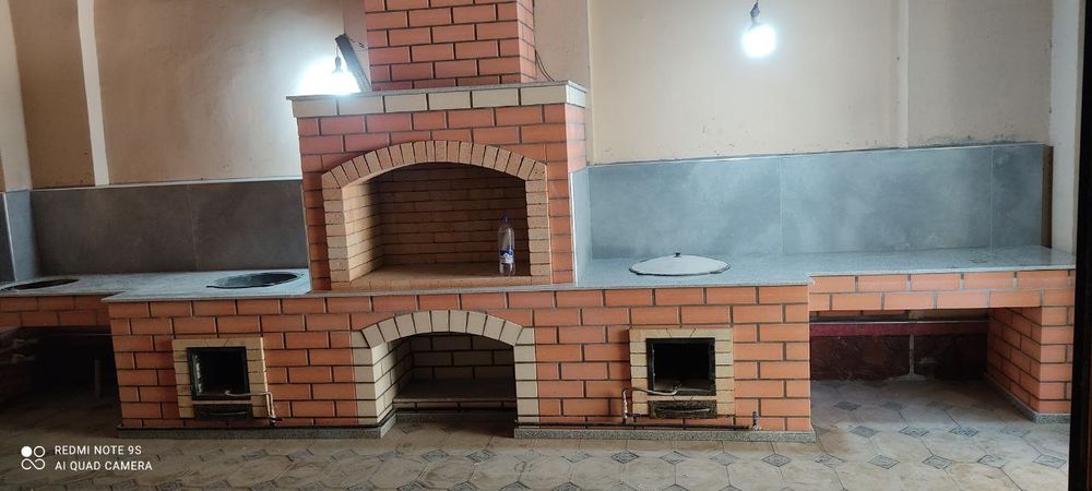 летние кухни очаги камины