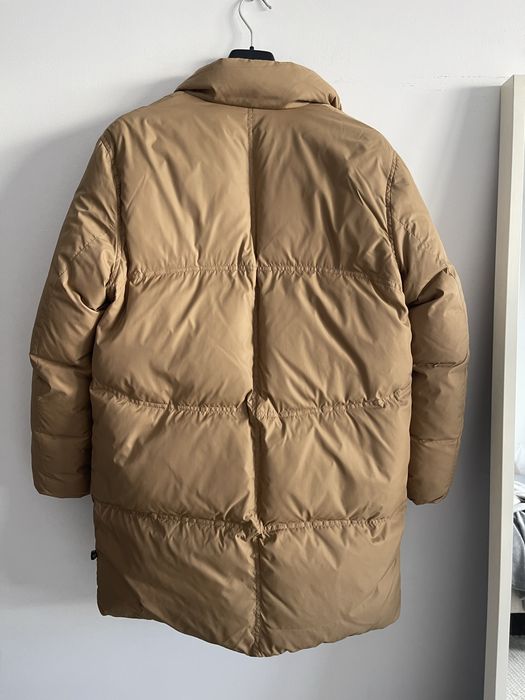 Geaca puf natural made in Italy  marime M/ L culoare camel