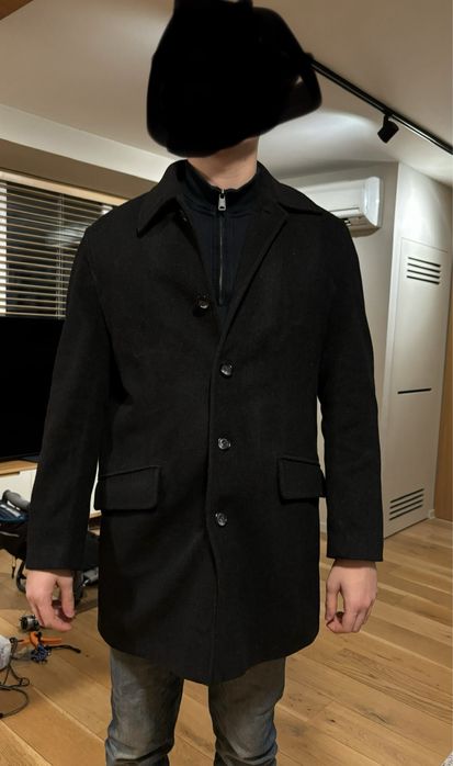 Мъжко палто Bitsiani- вълна и кашмир