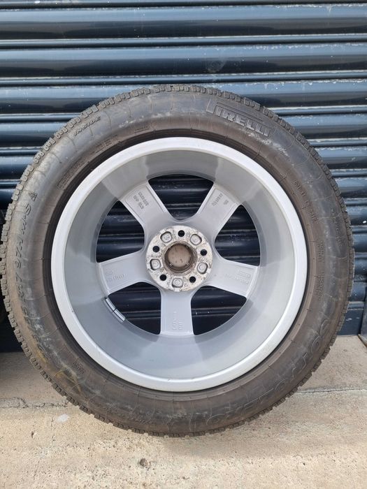 Оригинални Ауди джанти 17 5х112  с зимни гуми  225 55 17
