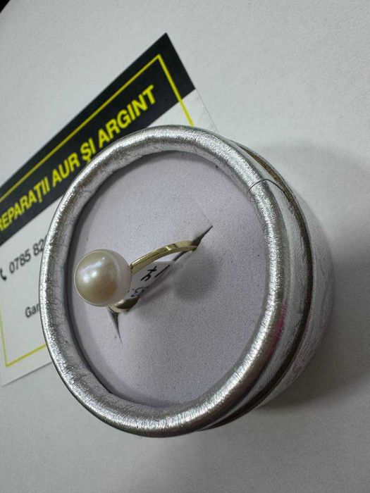 Inel perla aur 14k 2.71gr (CTG)
