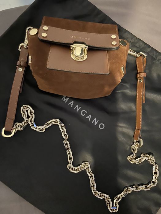 Geanta Piele, maro MANGANO