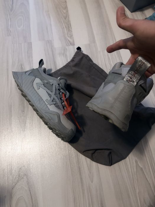 Off-White Odsy Low Top Chunky Sneakers Full Grey Size 43
