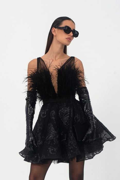 Черна рокля Junona