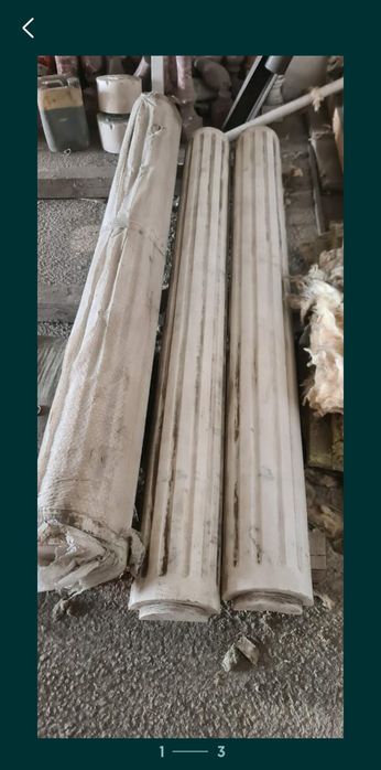 Мрамор,полуколонны