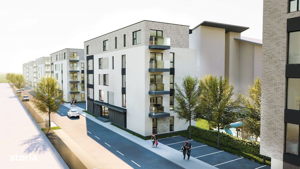 Apartament cu 2 camere, semifinisat, bloc cu lift, zona Cetatii
