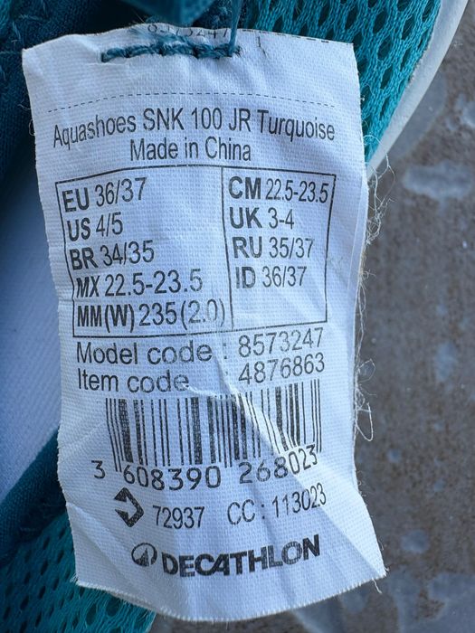 Incaltaminte apa 36-37, Halat de baie, 128 cm, Slapi Coqui, nr 34-35.