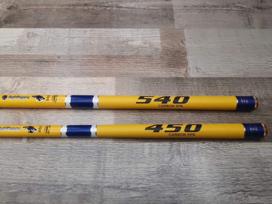 Undita carbon tronson scurt 4,5/5,4/6,3m-Varga ușoară,Bat pescuit 5,4