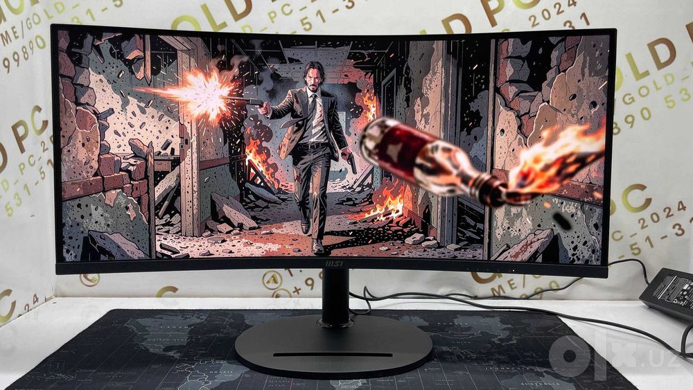Monitor MSI 34 120hz CURVED "VA" / Arzon manitor lar bor yana