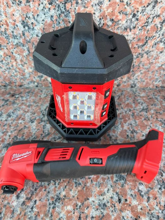 Milwaukee multicutter ,lampa de santier pe acumulator