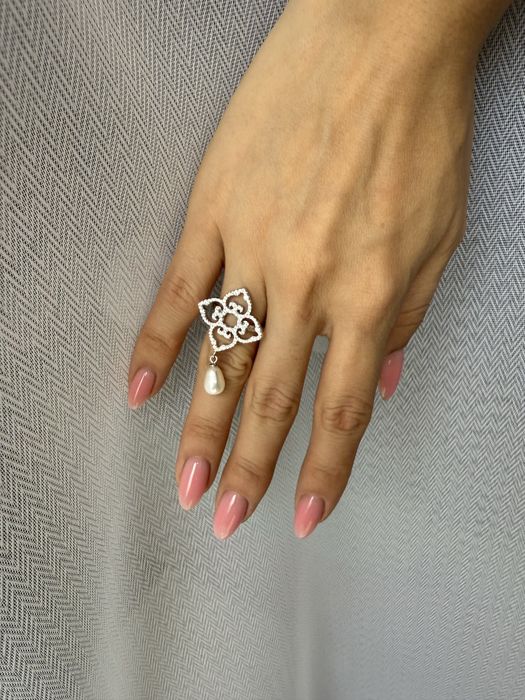 Кольцо серебряное Laroush