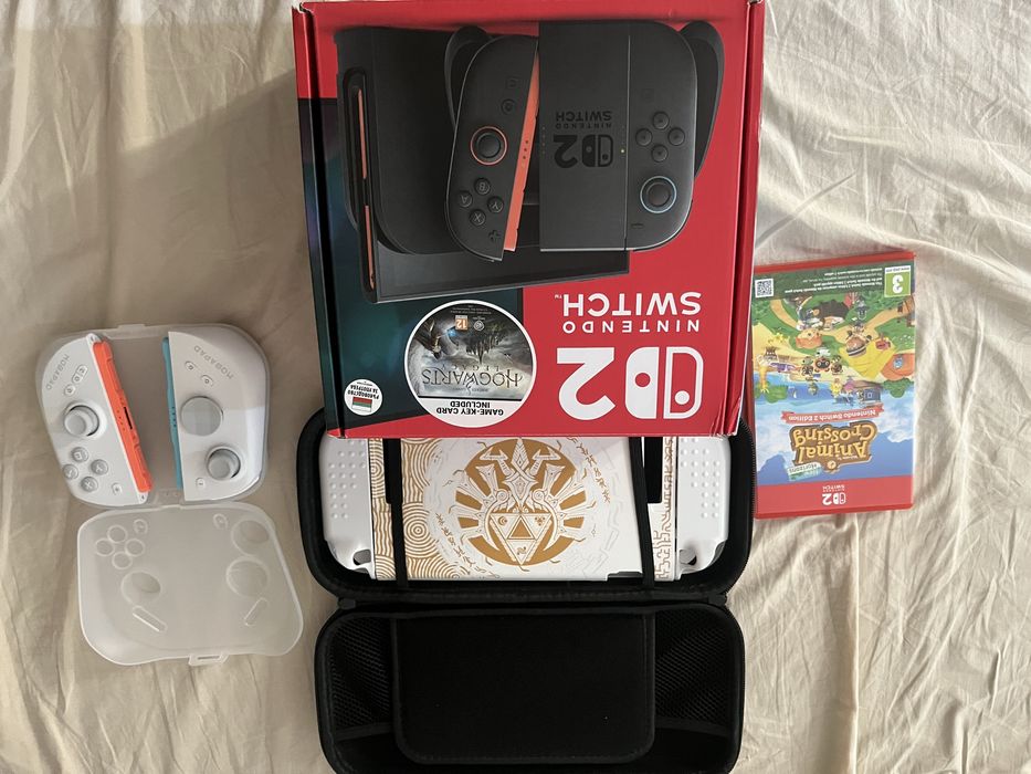 [Като Нова]Nintendo Switch 2 + Animal crossing Switch 2 Edition + Аксесоари