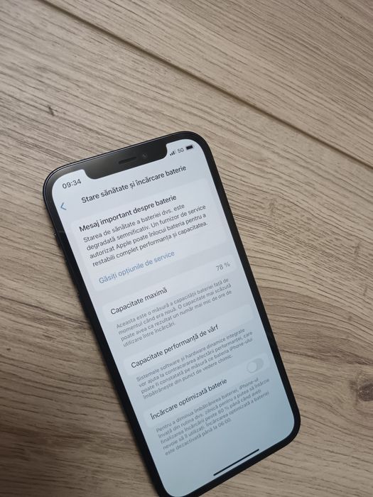 iPhone 12 Negru 256gb impecabil