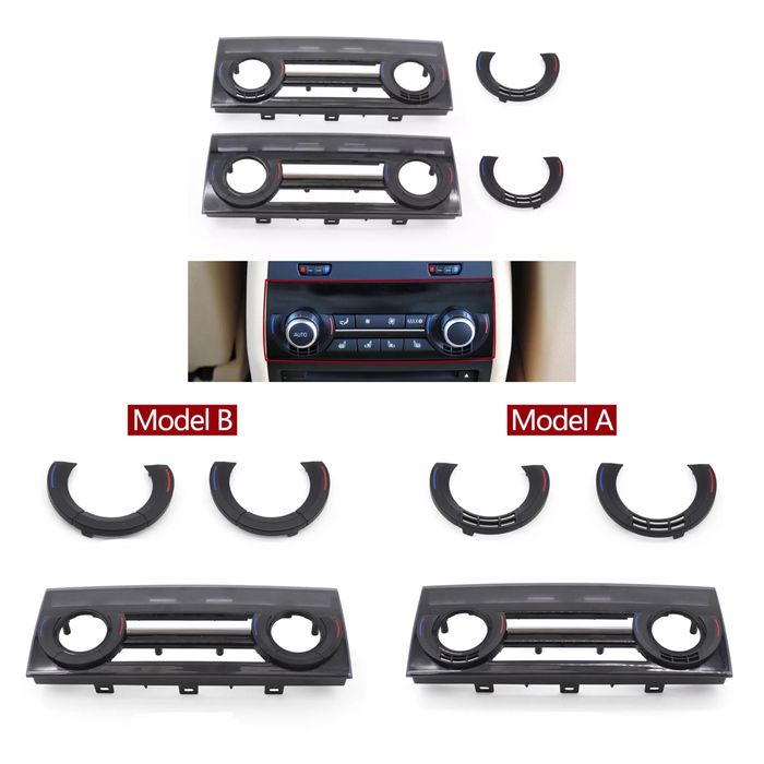 Панел климатик bmw 5 6 7 x5 x6 f10 f01 F15 f07 бутон капаче въздуховод