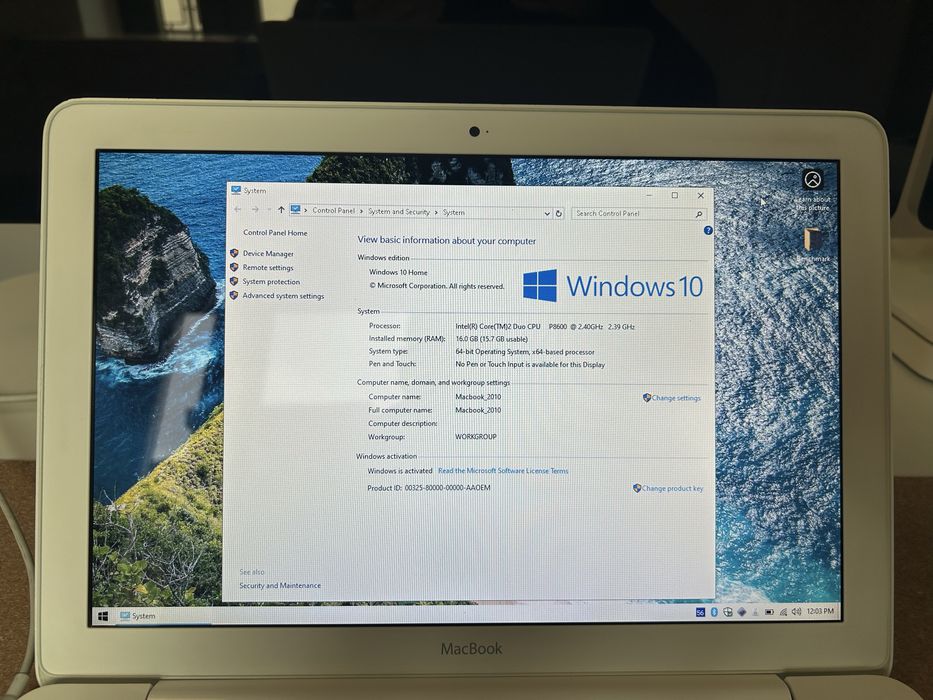 Macbook white mid 2010