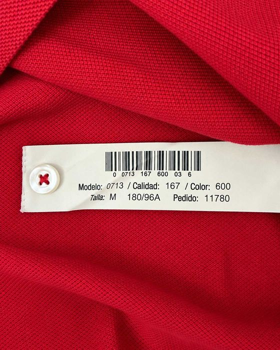 Tricou Massimo Dutti Polo Bărbați Roșu 100% Bumbac – Mărimea M
