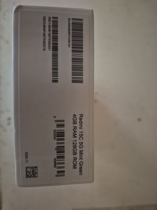 Redmi 15 C-5G - nou, în cutie sigilat.

1.300 Ron