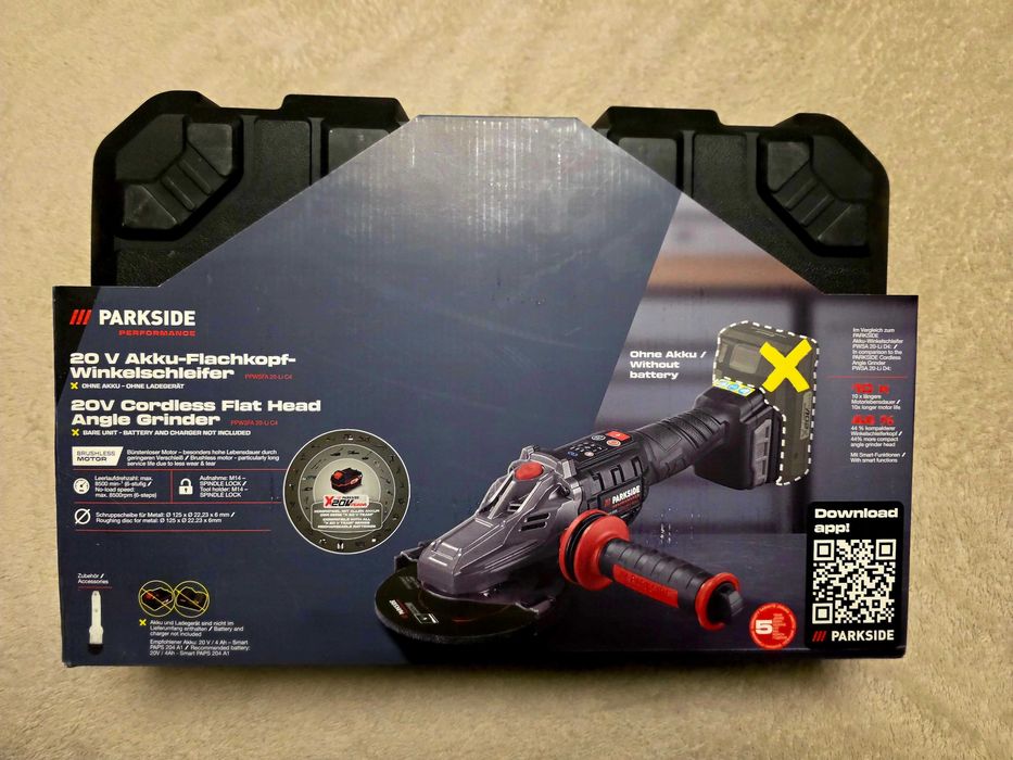 Flex/Polizor Parkside Performance + baterie Smart 4Ah - Garantie 5 ani