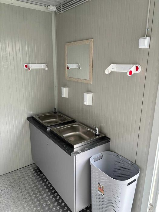 Modul sanitar complet echipat-toalete WC vidanjabile/racordabile