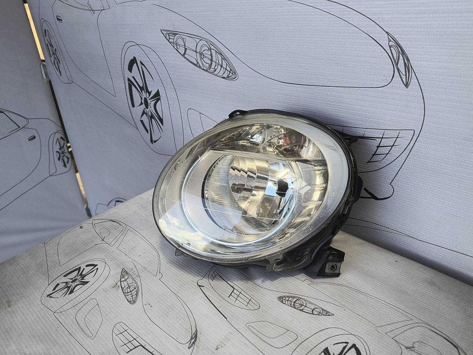 Far Stânga Halogen Fiat 500 / Cod OEM 45550748 (4F2)