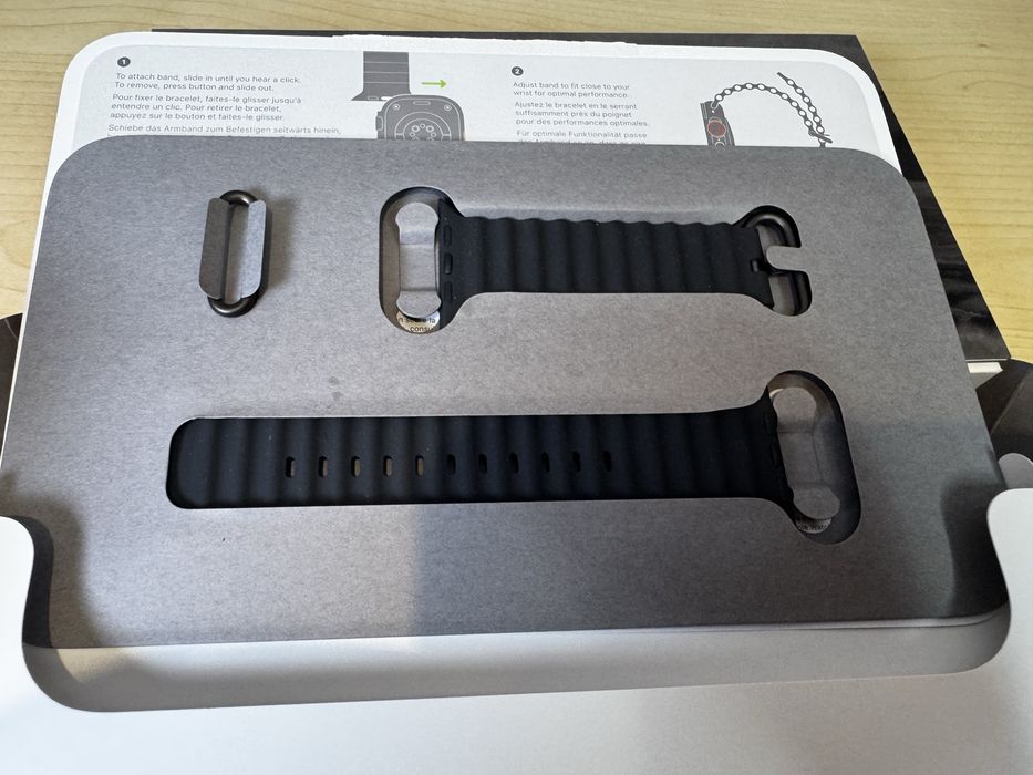 Apple Watch Ultra 3, GPS + Cellular, 49mm, Black Titanium Case, Black Ocean Band