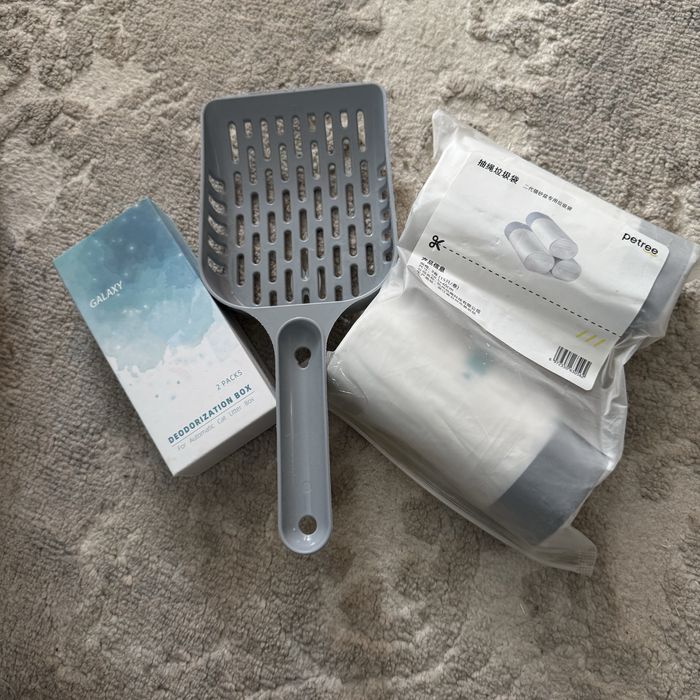 Petree автоматический туалет-лоток белый