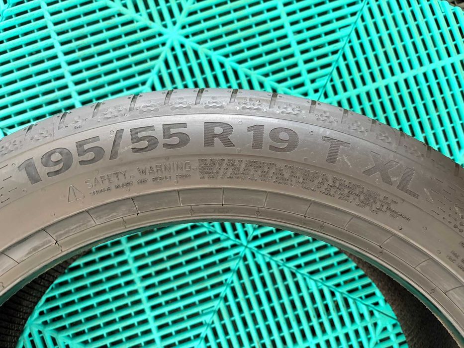 Set anvelope noi vara 195 55 R19 Continental EcoContact 7 T XL 94T echipare Renault dot 2525