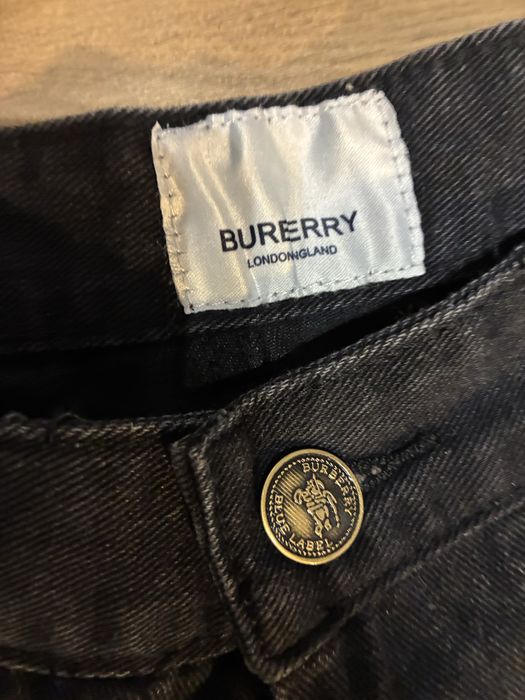 pantaloni burberry flared negri marimea M