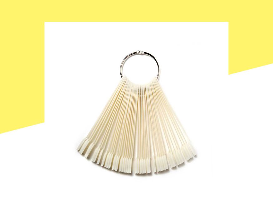 5 броя мострени пръчки удължители, мострена палитра ветрило