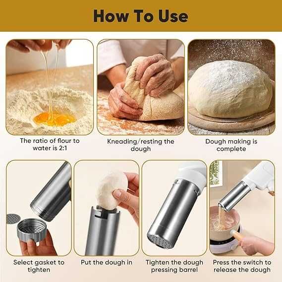 Mașină electrică de paste, aparat automat de făcut tăiței portabil