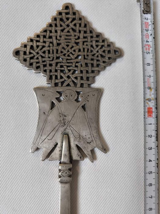 Продавам Коптски процесиен кръст Етиопия началото на 19 век