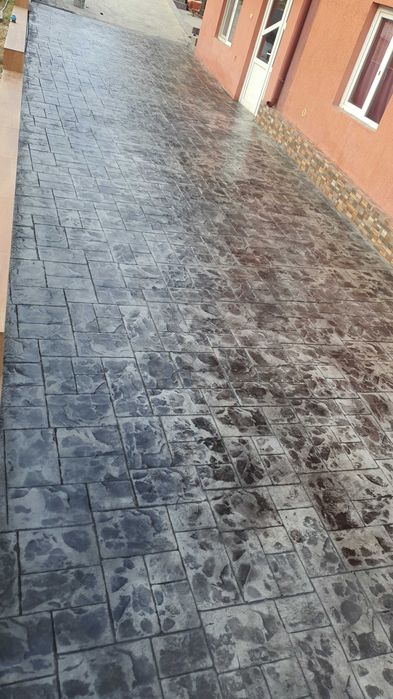 #beton amprentat# pavaj din beton