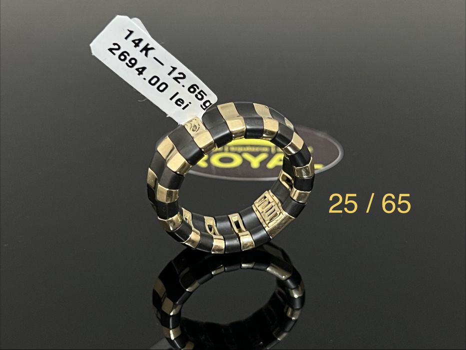 Bijuteria Royal CB : Inel  elastic aur 14k 585  12,65 gr