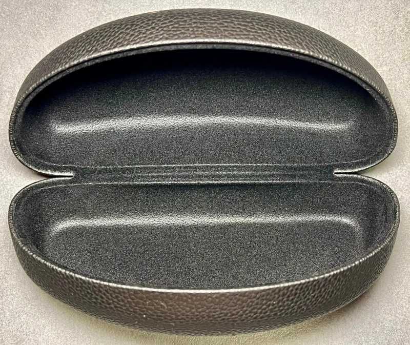 Toc ochelari - Foarte Rigid - Piele PU si Oțel - Balama cu Arc - Negru