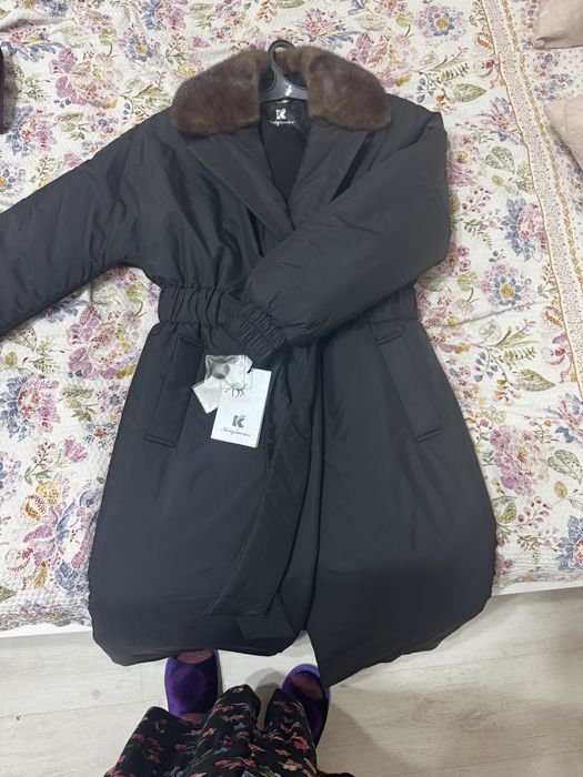 Куртка с норковым воротником