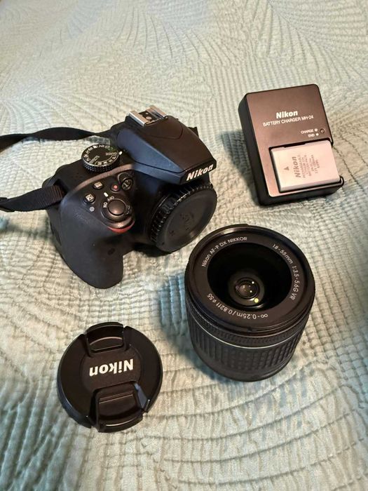 Nikkon D3400 + Nikkor 18-55 Китов обектив