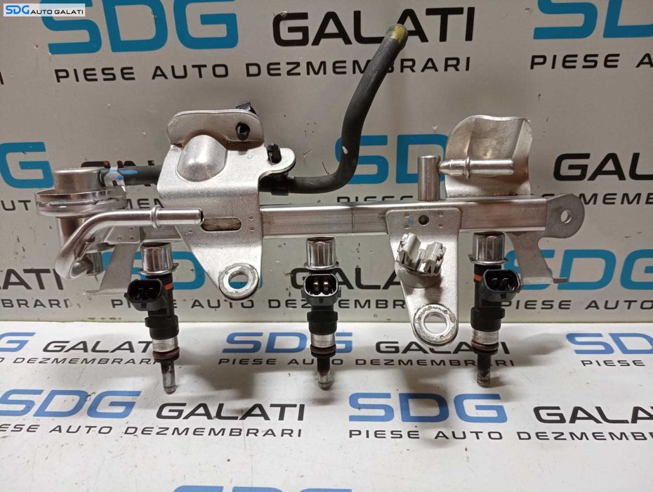 Rampa Cu Injector Injectoare Dacia Sandero 2 0.9 TCE 2012 - 2020 Cod 175201470R 0280158366 166004787R H8201505544 [M5607] [M5608]