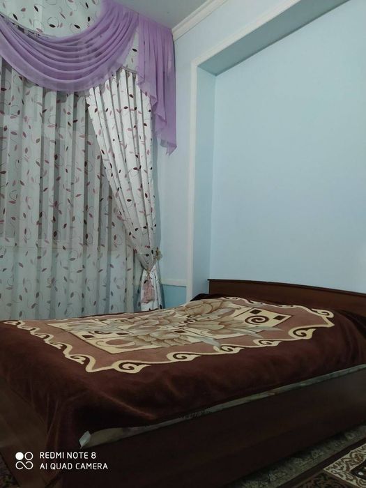 Сдается 2x комнатная квартира
С обстановкой 
В горде Алмалыке