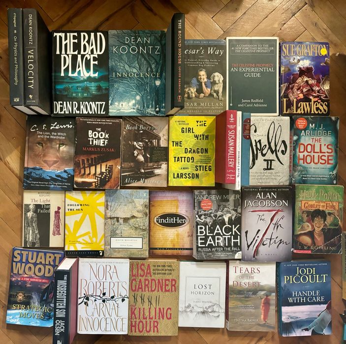Книги на английски, немски, руски език