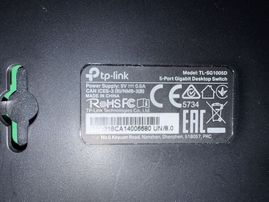Switch TP-Link TL-SG1005D Gigabit 5 Porturi 10/100/1000 Mbps