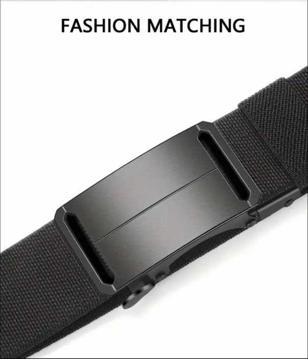 Тактически плетен колан,универсален с автоматична катарама -9%Промоция