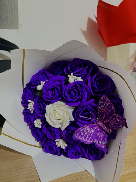 Buchete de trandafiri din săpun